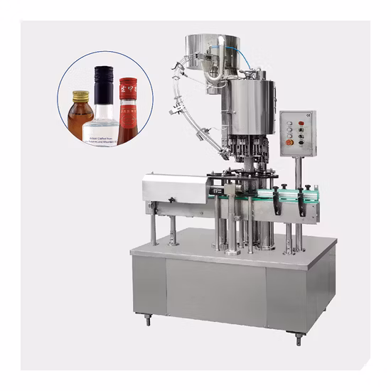 Machine automatique de bouchage de vin, Machine de capsulage de bouteilles de whisky, de Gin, de bocaux en verre, Machine de presse de bouchons de liège
